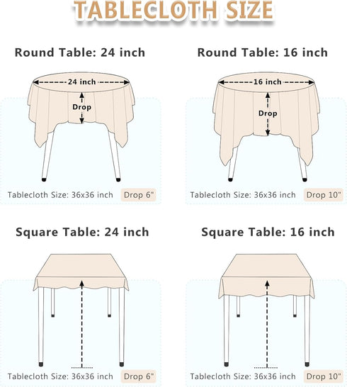 ShinyBeauty Sequin Tablecloth-Gold Sequin Table Overlay and Sequin Tablecloth/Linen for Wedding/Party/Event/Decoration-Gold (36inx36in)...