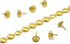 Dritz Home 44287 Smooth Decorative Nailhead Trim, 7/16-Inch x 5-Yards, Brass (75-Piece)...