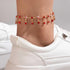 Boho Cz Tassel Anklet Gold Crystal Anklet Bracelet Crystal Dangle Anklet Rhinestone Anklet Foot Chain Cz Fringe Anklet Summer Beach Anklet Jewelry...