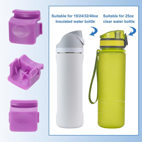 uxcell Replacement Button for 24oz 32oz Bottle, Non-BPA Water Bottle Lid Mouth Top Cap Push Switch Parts, for 19/24/25/32/40oz Stainless Steel Bot...