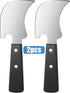 Hanaive 2 Pcs One Handed Gadgets Rocker Knife for Disabled, Disabled Products for Adults, Curved Steak Knife, Easy Hold Utensil for Chopping Limit...