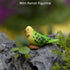 Miniature Parrot Fairy Garden Accessories, Mini Parrot Figurine for Fairy Garden Decoration, Cake Topper, Landscape Decor, DIY Crafts, Car Decorat...
