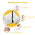 Breathable Cotton Muslin Canopy Car Seat Cover for Girls and Boys,Hot air Balloon(Cotton)...