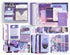 Huralona Scrapbooking Supplies Kit Aesthetic Scrapbook Kit with Scrapbook Stickers Washi Tapes Bullet Junk Journal Art Craft DIY Gift for Adult Te...