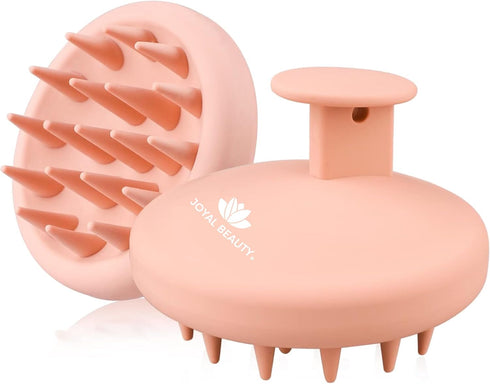 JOYAL BEAUTY Scalp Massager Brush, 2 in 1 Shower Brush for Hair Growth and Dandruff Treatment with Soft Silicone Bristles and Massage Nodes for Ha...