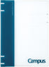 Kokuyo Campus 2x2 Ring Binder, Up to 40 Sheets, B5, for 26 Holes Loose Leaf Paper, Navy, Japan Import (RU-NP704DB)...