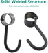 Stainless Steel Closet Rod Hooks, Heavy Duty Utility Hooks for Hanging Pots,Pans,Mugs,Towels,Oven Mitts,Adjustable J Typed Kitchen Hooks Fit for 2...