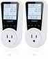 Watt Meter, Electricity Usage Monitor, Towallmark 2pcs Power Meter with Big LCD Display + Backlight, Power Consumption Monitor, Socket Meter, Kilo...