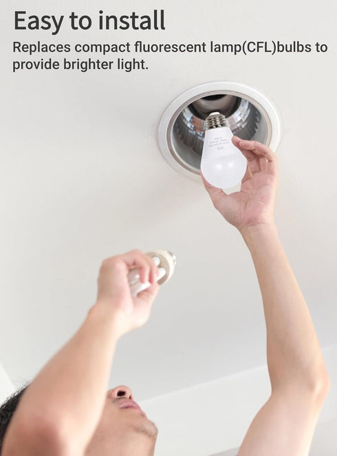 6 Pack A15 LED Light Bulb Dimmable,8W Equivalent 60W Light Bulb, Daylight 5000K E26 Medium Base,Perfect for Lamps and Home Lighting...