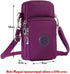 WITERY Women Mini Crossbody Bag Purse Wrist Cell Phone Bag Women’s Shoulder Handbag Multiple pocket Wallet for Ladies...