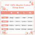 PHF 100% Muslin Cotton Baby Sleep Sacks, 0-6 Months Sleep Sack with 2-Way Zipper, 2 Pack Cooling 0.5 TOG Breathable Small Size Sleeveless Baby Wea...