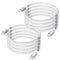 for USB C to Lightning Magnetic Charging Cable (2 pack3.3ft) Tangle-Free Charging Cable Surrounded Magnets Easy Storage Hassle-Free Handling Fast ...