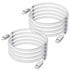 for USB C to Lightning Magnetic Charging Cable (2 pack3.3ft) Tangle-Free Charging Cable Surrounded Magnets Easy Storage Hassle-Free Handling Fast ...