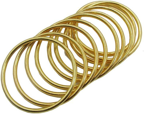 10 Pcs 2 inch Gold Metal Hoop Ring Macrame Ring for Dream Catcher Crafts Decoration DIY Projects...