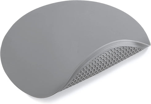 Silicone Microwave Mat - 11.7" x 11.7" - Protect From Spill Overs, Non-Slip Silicone Trivet Mats, Hot Pot Holders, Jar Opener,Silicone Drying Mat,...