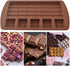Newk Silicone Break Apart Chocolate Molds, Candy and Energy Bar Silicone Molds, Pack of 6...