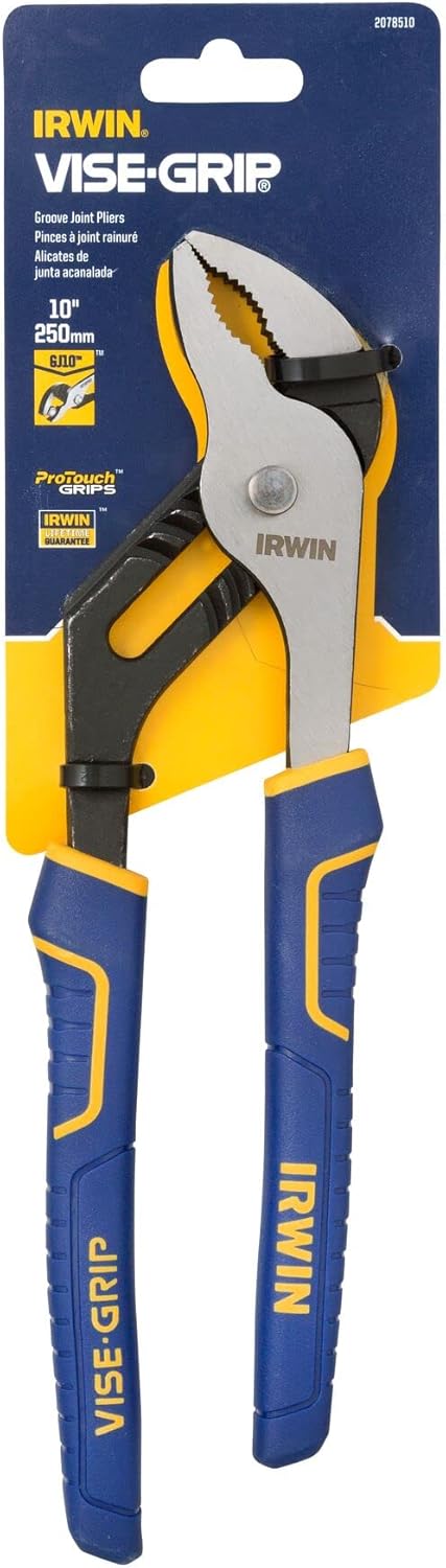 IRWIN 10" GROOVE JOINT PLIERS...