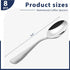 HANSGO 8PCS Hammered Coffee Spoons, Stainless Steel Tea Spoons Espresso Spoons for Dessert Coffee Tea...