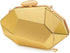 Women Lattice Pattern Metal Evening Bag Geometric Evening Clutch Purse Handbag Strap for Proms Weddings Parties...