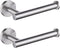Toilet Paper Holder SUS304 Stainless Steel Round Size Brushed Nickel 2 Pack...