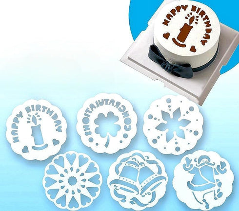 15-Pack Magnoloran Wedding Cake Stencils Cake Templates Spray Floral Cake Molds, Baking Tools, Dessert Decorating Molds...