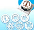 15-Pack Magnoloran Wedding Cake Stencils Cake Templates Spray Floral Cake Molds, Baking Tools, Dessert Decorating Molds...