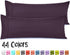 Nestl Body Pillow Cover Soft Pillowcase Lightweight Purple Eggplant Microfiber Body Pillow Case Cover 20x54 Inches Envelope Closure, Set of 2...