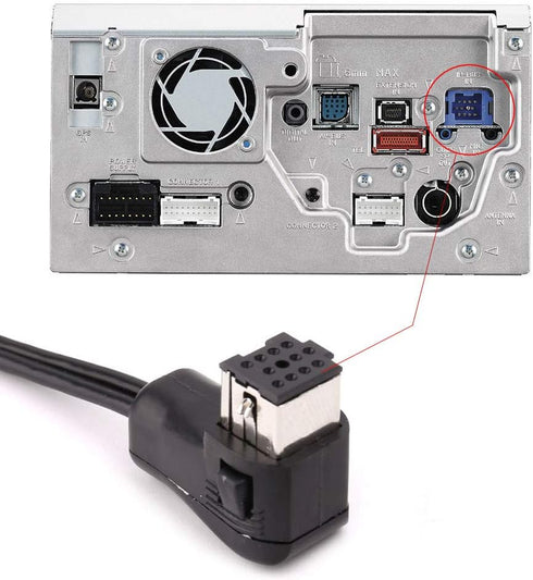 YuYue Bluetooth 5.0 Module, 11 Pin IP-Bus Plug Cable AUX Adapter for Pioneer DEH-P88RS Audio Music Receiver...