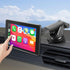 Flexible Windshield Dashboard Suction Cup Bracket with Sticker for 7Inch 9Inch 10Inch Carplay Display Screen Monitor, Compatible T86 Wireless Carp...