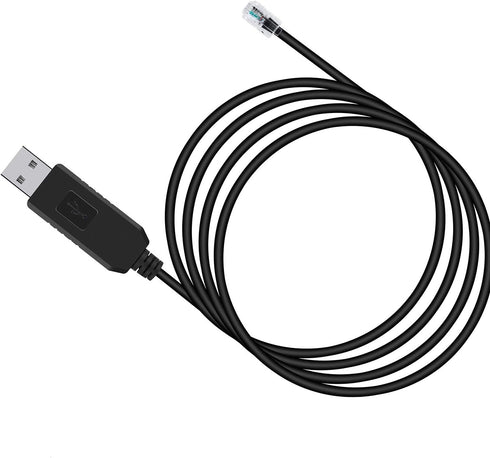Meade 505 Telescope to PC Control Cable CP2102 RS232 RJ10 Serial Adapter Converter Connector Autostar Audiostar Cable Compatible for ETX127 ETX125...