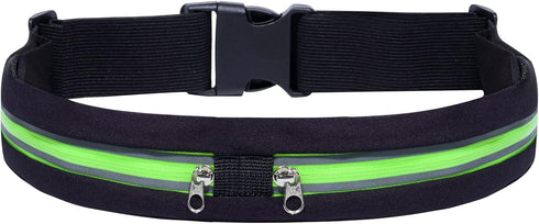 Running Belt Fanny Packs for women and men,Belt Bag for Hiking Cycling Workout,Reflective Fanny Packs for Men Runners Belt Compatible with iPhone1...