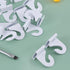 12 Pair Drop Ceiling Hooks, T-Bar Track Clip Suspended Ceiling Hooks,White Heavy Duty Ceiling Hooks for Hanging Plants & Decorations, Metal T-Bar ...