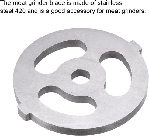 MECCANIXITY Meat Grinder Plate 7mmx54mm Iron Alloy Chopper for Grinders...