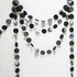 Cheerland Glitter Charcoal Grey Black Circle Garland Kit Halloween Party Decoration Hanging Polka Dots Streamer Backdrop Banner Birthday Wedding R...