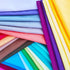 Quilting Fabric, 50 Pcs Fat Quarter Fabric Bundles 8" x 8" (20cm×20cm) Solid Colors Pure Cotton, Precut Squares Sewing Quilting Patchwork Scraps f...
