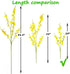Artificial Flowers Orchids Silk Fake Flowers in Bulk, 10 Pcs (Each 20”), for Wedding Festive Party Home Office Decoration, Not Include Vase...