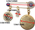 muslim islam AYATUL KURSI Allah Turkish evil eye hamsa hand of fatima Stainless Steel brooch pin...