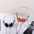 Orange Retro On Ear Headphones, Wired Stereo Headphones, Walkman Headphone, Lightweight Portable Headphone with Adjustable Headband 1 Piece......