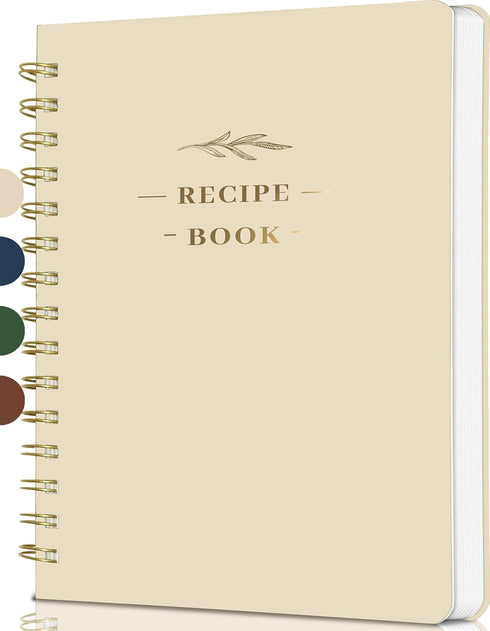 Perfect Blank Recipe Book-Recipe Book to Write in Your Own Recipes,Hardcover Personal Blank Recipe Book, Recipe Notebook Hold 144 Exclusive Formul...