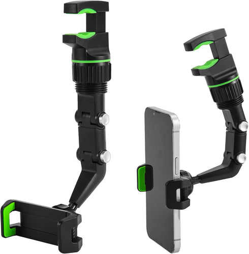 Rotatogrip Phone Holder, 360 Degree Rotatable Rotato Grip Cell Phone Holder Multifunctional Rotato Grip Phone Mount Car Phone Holder Rearview Mirr...