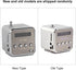 fosa Portable FM Radio & Bluetooth 5.0 Speaker 2 in 1, Digital Portable Mini Speaker Music MP3/4 Player/TF USB Disk Speaker FM Radio for Outdoor/I...