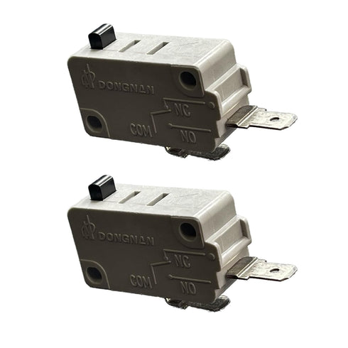 KW3A Microwave Oven Door Switch 16A 125/250V Door Interloc (2 Pack Normally Open?Microwave Oven Door Switch Replacement Part...