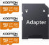 KOOTION 64GB Micro SD Card 3 Pack, U3 High-Speed microSDXC Memory Card, A1, V30 TF Flash Memory Card for 4K Video Recording...