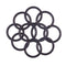 Othmro 10pcs Nitrile Rubber O-Rings, 4mm Wire Dia 35mm OD Metric Sealing Nitrile NBR Rubber Washers for Oil or Air Sealing, Professional Plumbing,...