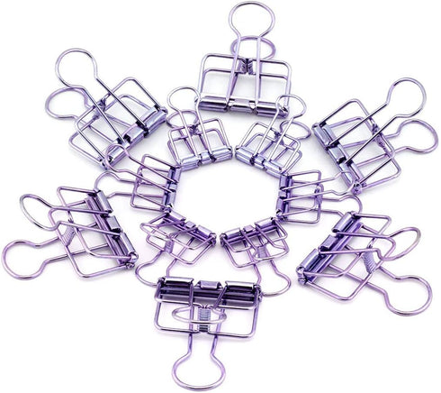 40-Pack Multi-purpose Metal Wire Binder Clip Set,20pcs 2.25 Inch & 20pcs 1.57 Inch Paper Metal Clips,for Home Office Supplier School Accessories -...