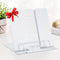 MSDADA Desk Book Stand Metal Reading Rest Book Holder Adjustable Cookbook Documents Holder Bookstands for Recipes Textbooks Music Books Birthday G...