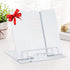 MSDADA Desk Book Stand Metal Reading Rest Book Holder Adjustable Cookbook Documents Holder Bookstands for Recipes Textbooks Music Books Birthday G...