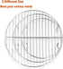 P&P CHEF Round Cooking Rack, 3 Pcs Stainless Steel Baking Cooling Steaming Grilling Rack, Fits Air Fryer/Stockpot/Pressure Cooker/Round Cake Pan, ...