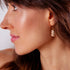 Humble Chic Teardrop Dangle Earrings for Women with Simulated Druzy Stones in Gold or Silver Tone...