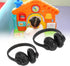 Doll Miniature Headphones Model, High Simulation Exquisite Sturdy Plastic Dollhouse Headphones Model for 1/12 Scale Dollhouse (Black)...